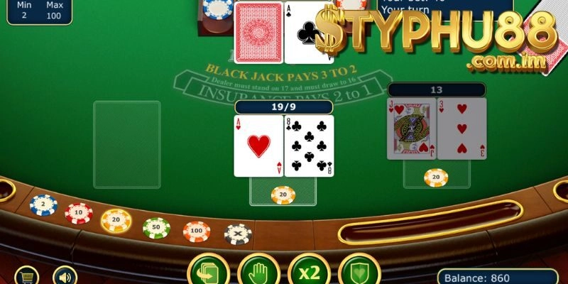 Chiến Lược Chơi Blackjack Typhu88 Hiệu Quả